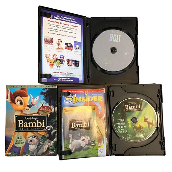 Kids Children Family DVD Lot of 7 Bambi Bolt Toy Story 2 Igor Turtle Reef Etc - Picture 4 of 7